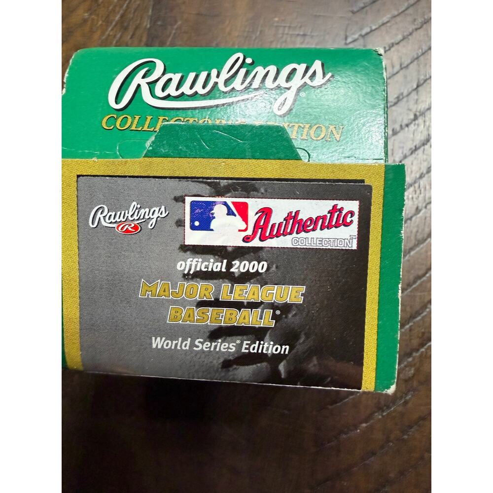 Rawlings Official 2000 World Series Baseball Yankees Mets Subway Series Selig - Picture 10 of 16